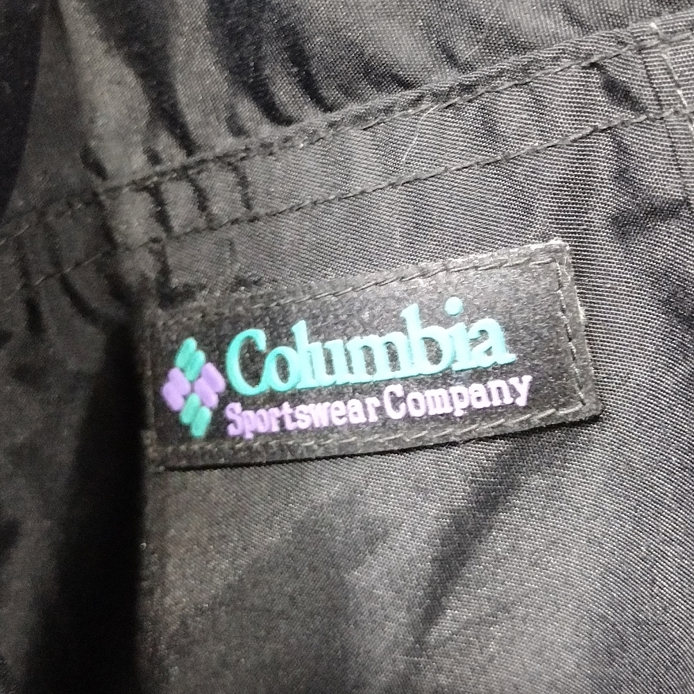 Vintage 90s Columbia Powder Keg Anorak Jacket Mens M Black Outdoor Y2K Retro - Picture 11 of 12